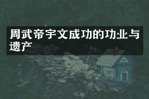 周武帝宇文成功的功业与遗产