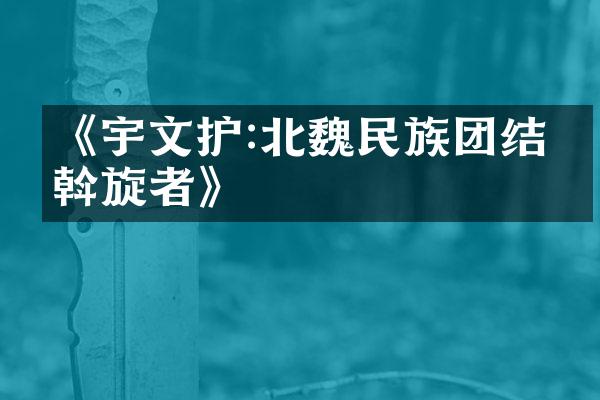 《宇文护:北魏民族团结的斡旋者》