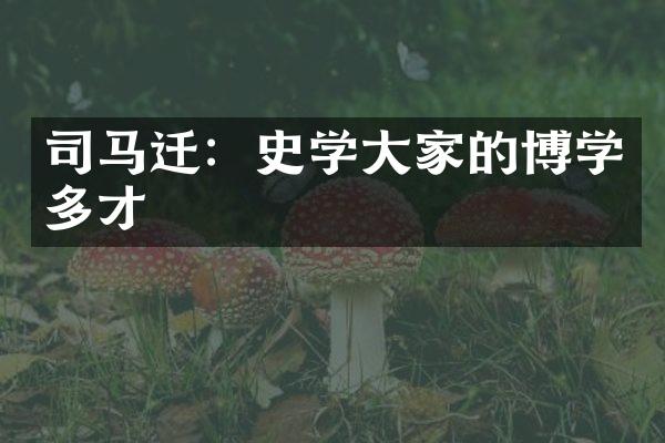 司马迁：史学大家的博学多才