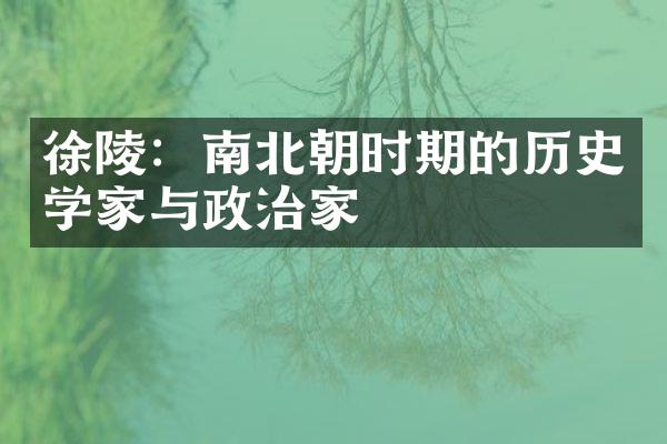徐陵：南北朝时期的历史学家与政治家
