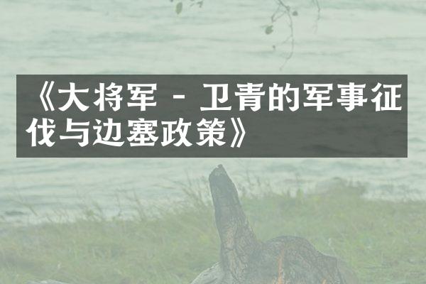 《大将军 - 卫青的军事征伐与边塞政策》