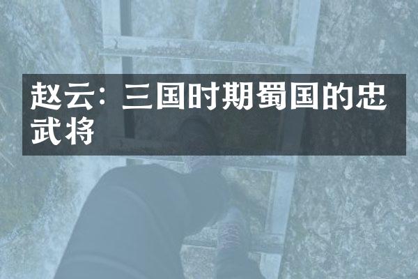 赵云: 三国时期蜀国的忠勇武将