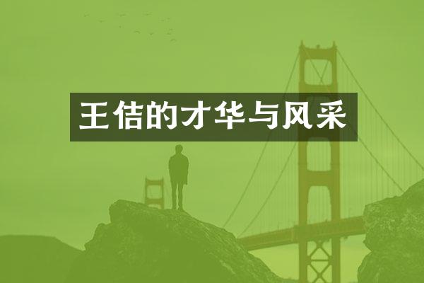 王佶的才华与风采