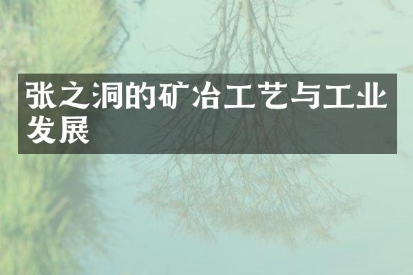 张之洞的矿冶工艺与工业发展