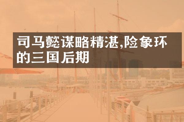 司马懿谋略精湛,险象环生的三国后期