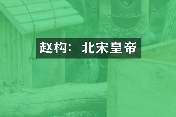 赵构：北宋皇帝