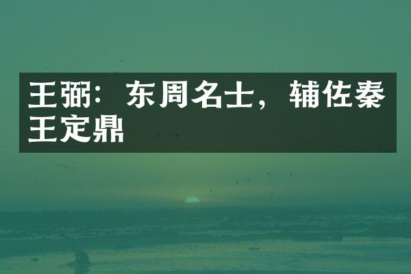 王弼：东周名士，辅佐秦王定鼎